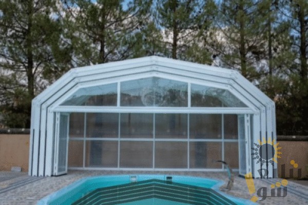 سقف متحرک استخر سقف متحرک المینیومی در مازندران