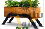 ساخت فلاور باکس – فلاور باکس چوبی – گلدان چوبی-گلدان چوبی شیک
